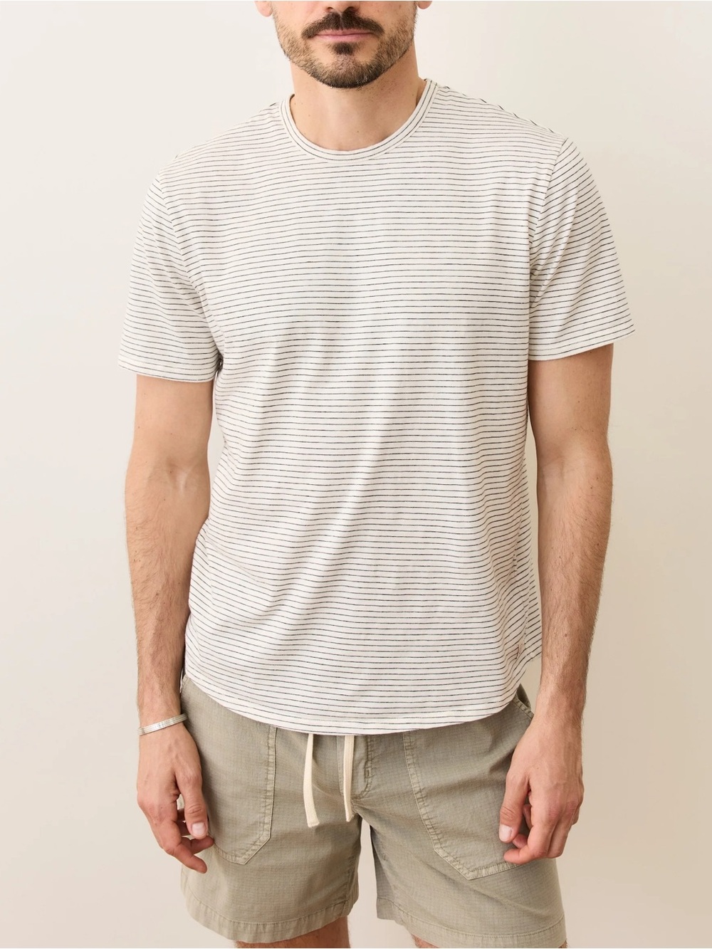 MARINE LAYER Saddle Hem Crew Tee